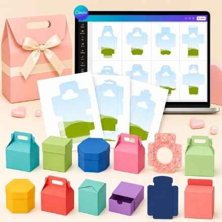 Kit de Plantillas editables para hacer tus propias cajitas 🏎️